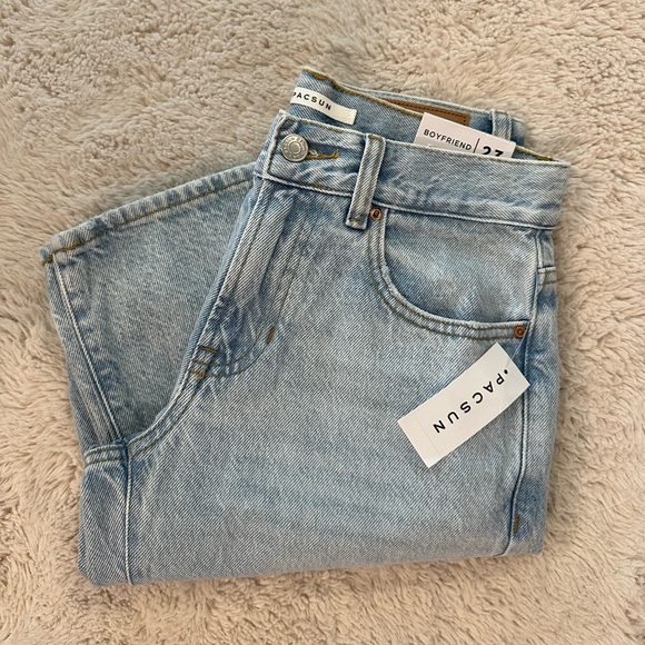 NWT PacSun Boyfriend Light Distressed Jeans Size 23 ✨🩷 - Picture 12 of 12
